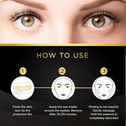 Eye Patches for Puffy Eyes - Under Eye Mask Dark Circles and Puffiness- Gold under Eye Patches, Collagen Eye Pads, Eye Bag...