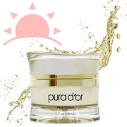 PURA D'OR 1.7 Oz Radiant Glow AM Face Cream - Methylene Blue, Polyphenols, Flavonoids, Apple Stem Cell Extract - Aloe Vera...