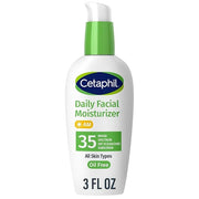 Cetaphil Face Moisturizer, Daily Oil Free Facial Moisturizer with SPF 35, For Dry or Oily Combination Sensitive Skin, Frag...
