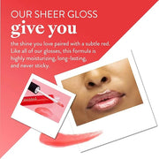 Mented Cosmetics | Red Hot and Bothered Sheer Lip Gloss | Red Tinted Lip Gloss | Vegan, Paraben-Free, Cruelty-Free Gloss T...