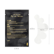 100 Pair Set Eye Gel Pads For Eyelash Extensions Lint Free Patches Beauty Tools (Black) - Product Image
