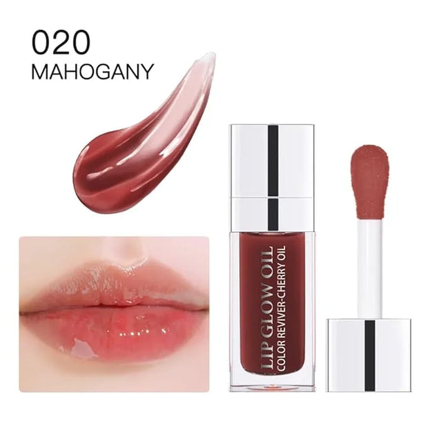 Hydrating Lip Glow Oil, Moisturizing Lip Glow Oil, Nourishing Glossy Transparent Lip Oil, Plumping Lip Oil, Lip Balm, Non-...