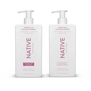 Native Vanilla & Cactus Flower Shampoo and Conditioner Contain Naturally Derived Ingredients |All Hair Type Color & Treate...