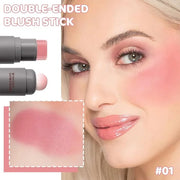 Cream to Powder Blush Stick, High Impact Color, Moisturizing Face Makeup (01#, 1 Count (Pack of 1)) - Product Image