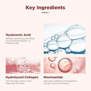 Under Eye Patches (20 Pairs), pink Hyaluronic Acid Eye Patches For Puffy Eyes, Dark Circles, Puffiness, Refresh,Revitalizi...