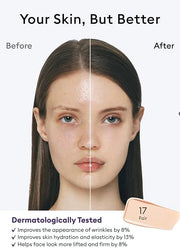 MISSHA M PERFECT COVER SERUM BB CREAM No.17 Fair- Fair with Cool Undertone, Skin Tint, Tinted Moisturizer, Skin Care Found...