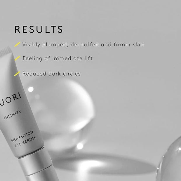 NUORI Infinity Bio-Fusion Eye Serum | For All Skin Types, Brightening and Firming Serum for Eyes, Addressing Visible Signs...
