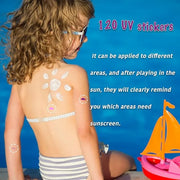 120 Count UV Stickers for Sunscreen Reapply Reminder - Waterproof UV Detection Stickers, Know When to re-Apply Sunscreen, ...
