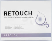 Retouch - Oxygen Facial CO2 Therapy, Home Facial, 6 Pods + 6 Primer Gel + 6 Serum After Treatment (New Formula Less Foam) ...