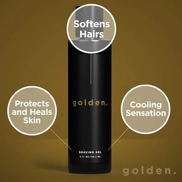 Golden Grooming Co. Complete Men's Grooming Gift Set - Beard Oil, Face & Body Wash, Shampoo, Balms, Moisturizer, Scrub & M...