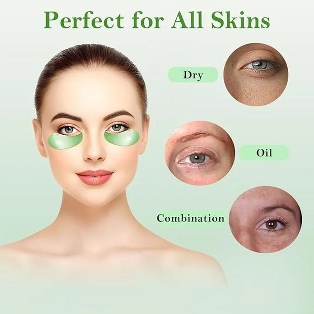 Under Eye Mask - 60 PCS Under Eye Patches, Hydrating Eye Gel Pads for Puffy Eyes, Dark Circles, Eye Bags, Puffiness, Fine ...