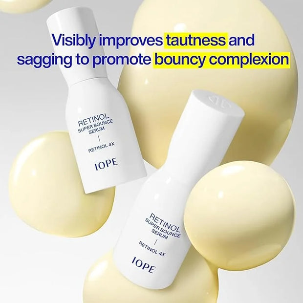 IOPE Retinol Super Bounce Serum | Korean Retinoid Eye Treatment for Anti-Aging, Beginner Friendly, Reduction in Fine Lines...