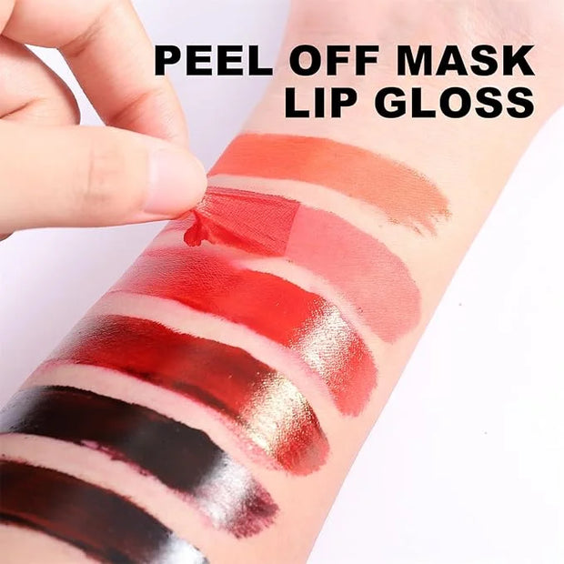 6 Colors Peel Off Matte Lip Tint, Long Lasting Natural Peel Off Tattoo Lip Liner Stain, Waterproof Smudge Proof Non-Stick ...