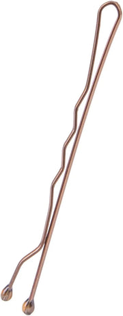 Amazon Basics Bobby Pins, Browth Hair Pins for all Hair types, 48 Count - Product Image