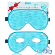 BeeVines Gel Eye Mask, 2 Pack XL Jumbo Size Cooling Ice Masks for Puffy Eyes for Men & Women, Cold & Warm Compress for Pos...