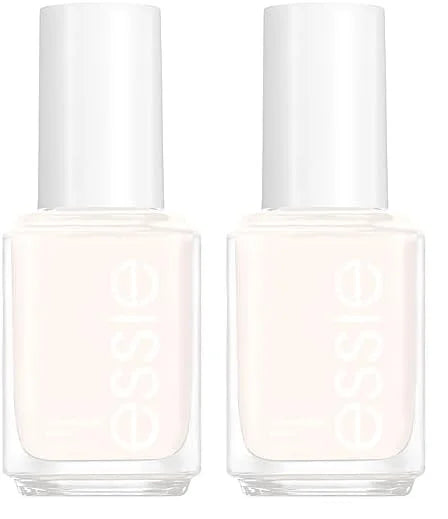 essie Nail Polish, Glossy Shine Sheer White, Marshmallow, 0.46 Ounce (Pack of 2) - Product Image