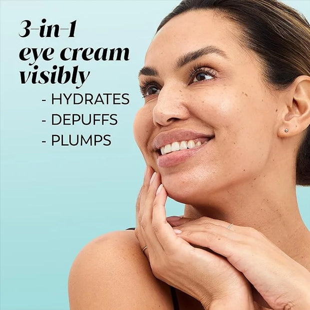 Olay Hyaluronic + Peptide 24 Gel Eye Cream, Fragrance-Free, 0.5oz (15 mL) - Product Image