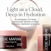 Josie Maran Cali Glow Collection Body & Skincare Set - Includes EveryBODY Wash Now! Moisture Mousse Cleanser, Whipped Arga...