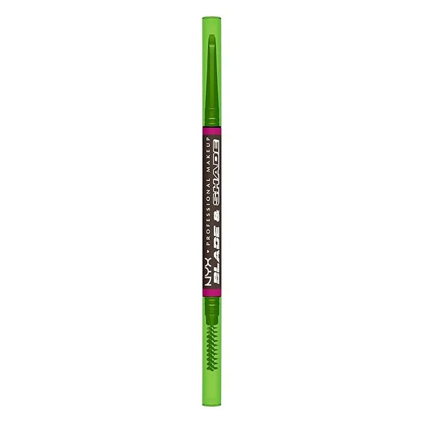 NYX PROFESSIONAL MAKEUP Blade & Shade Brow Pencil, Nano Mechanical Eyebrow Pencil, Up to 16HR Make Up Wear - Ash Brown - P...