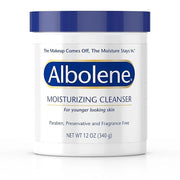Albolene Face Moisturizer and Makeup Remover, Facial Cleanser and Cleansing Balm, Beta Carotene Fragrance Free Cream, 12 o...