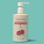 Dabble & Dollop Cherry on Top Conditioner - Natural Shine & Detangler for Kids, 100% USA-made, Paraben & Sulfate Free, Veg...