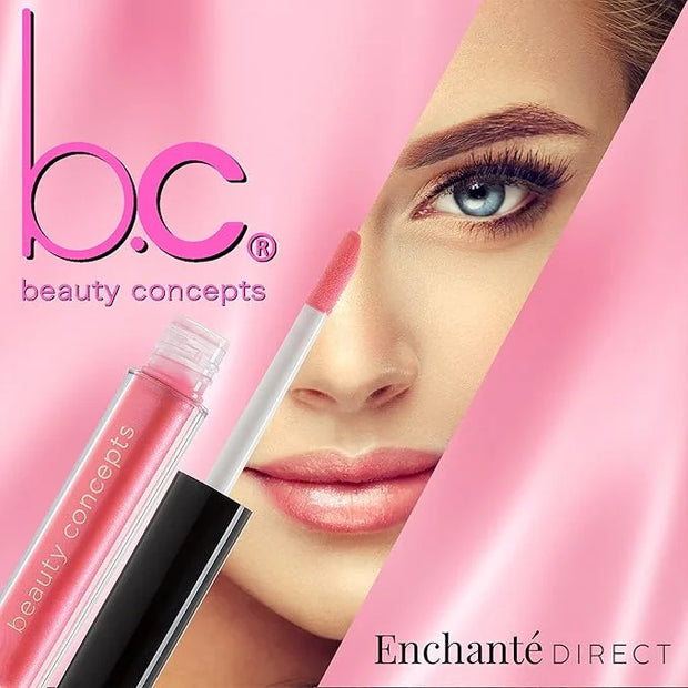 Beauty Concepts Lip Gloss Collection – Shimmering, Glossy Lip Makeup Set for a Radiant Finish, Neutral - Product Image