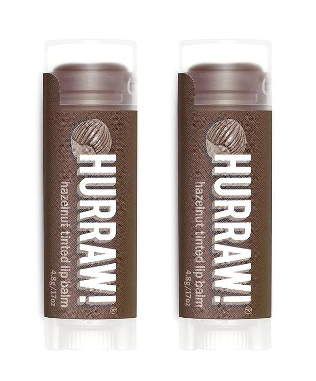 Hurraw! Hazelnut Tinted Lip Balm, 2 Palm