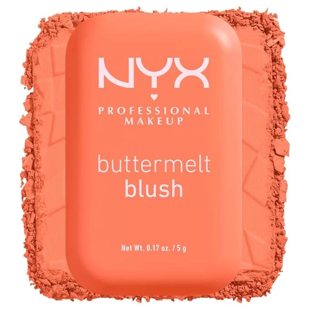 NYX PROFESSIONAL MAKEUP Buttermelt Powder Blush, Fade and Transfer-Resistant Blush, Up to 12HR Make Up Wear, Vegan Formula...