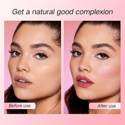 Face Cream Blush, 2-in-1 Lip & Cheek Makeup with Brush, Matte Blush Hydrating Formula, Lightweight, Buildable & Blendable ...