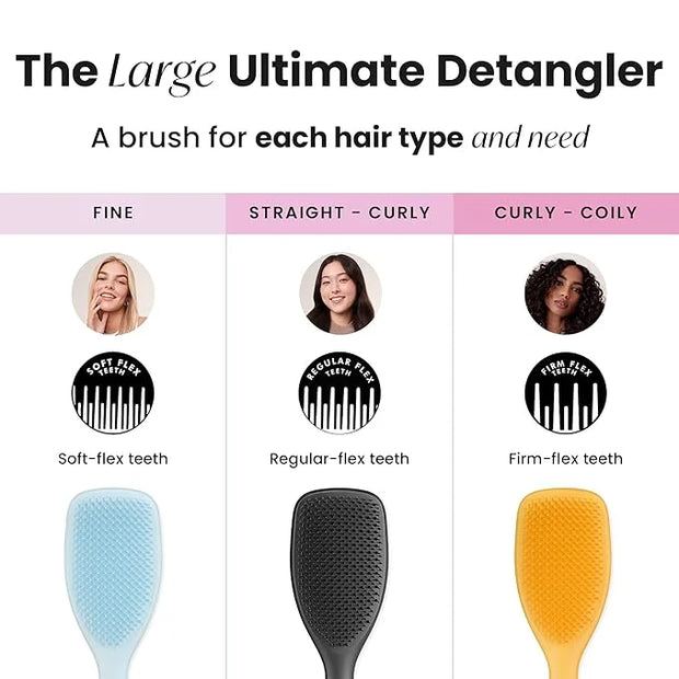 Tangle Teezer Large Ultimate Detangler Hairbrush for Wet & Dry Hair, Eliminates Knots & Reduces Breakage for Long, Thick, ...