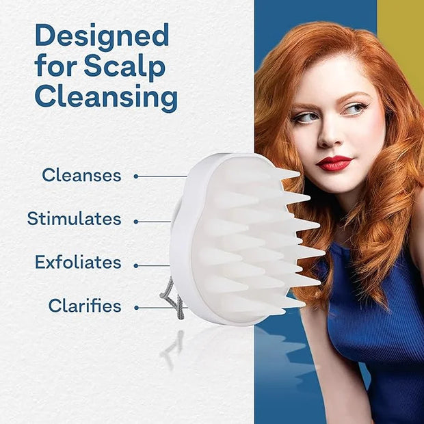 Colorproof Scalp Cleansing Brush for Optimal Hair Health — Scalp Scrubber for Deep Cleansing — Removes Buildup & Impuritie...