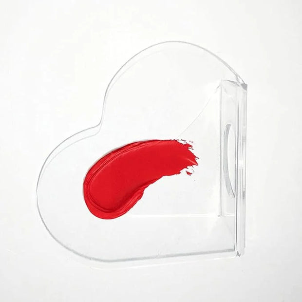 1 Pack Transparent Acrylic Nail Art Hand-held Palette