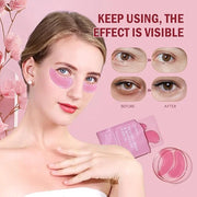 Under Eye Patches for Dark Circles,Puffy Eyes,20 Pairs Face Masks SkinCare With Niacinamide and Rose for Rehydrated - Prod...