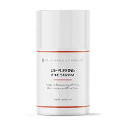 De-Puffing Eye Serum with Caffeine, Aloe Vera, Hyaluronic Acid & Peptides | Reduces Puffiness, Dark Circles, and Fine Line...