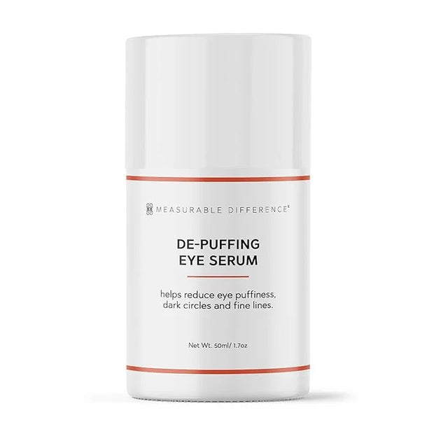 De-Puffing Eye Serum with Caffeine, Aloe Vera, Hyaluronic Acid & Peptides | Reduces Puffiness, Dark Circles, and Fine Line...