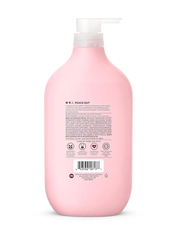 Method Body Wash, Pure Peace, Paraben and Phthalate Free, Biodegradable Formula, 28 oz (Pack of 1) - Product Image