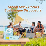 Steam Eye Mask Hyaluronic Acid Formula Self Heating Moist Eye Compress Disposable SPA Warm Eye Mask 5 Packs for Dry Eye, E...