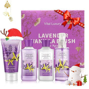 Lavender Vanilla Blush Bath & Body Kit, 3 Fl Oz, Ideal Skincare Gift Home Spa Set, Includes Body Lotion, Shower Gel, Body ...