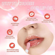 LANGMANNI Moisturizing Lip Oil,No-Sticky Lip Gloss Lip Balm Lip Care,Fruit Flavoured Lip Oil For Dry Lip's Moisturizing Hy...