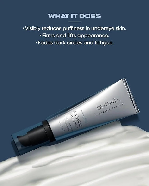 Buttah Skin Awakening Eye Cream for Dark Circles and Puffiness - Anti Aging Eye Care Cream - Eye Cream For Wrinkles - Nour...