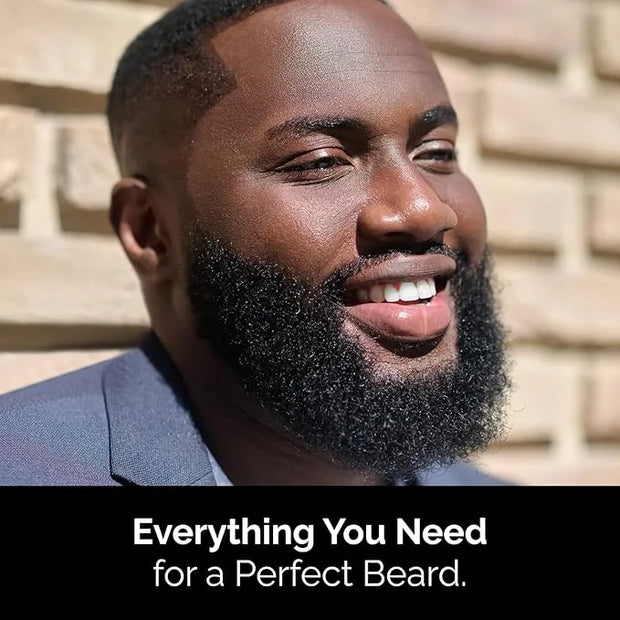 Golden Grooming Co. Everyday Beard Bundle – Complete Beard Care Set | Includes Beard Oil, Balm & Shampoo (XL, Spicy Grove)...