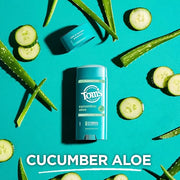 Tom's of Maine Cucumber Aloe Aluminum Free Natural Deodorant For Women & Men | Goes on Clear | Odor & Wetness Protection |...