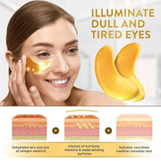 Under Eye Patches (72 Patches) for Puffy Eyes and Dark Circles with Pure Collagen, 24K Gold Eye Gel Pad Masks for Reducing...