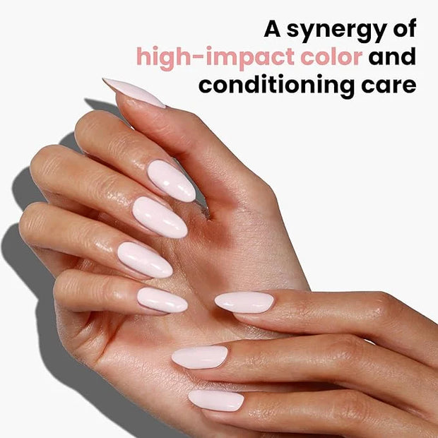 LONDONTOWN lakur Nail Polish - Chip-Resistant, Non-Toxic, Conditions & Hydrates Nails | Glossy Neutral Macaroon at Noon Cr...