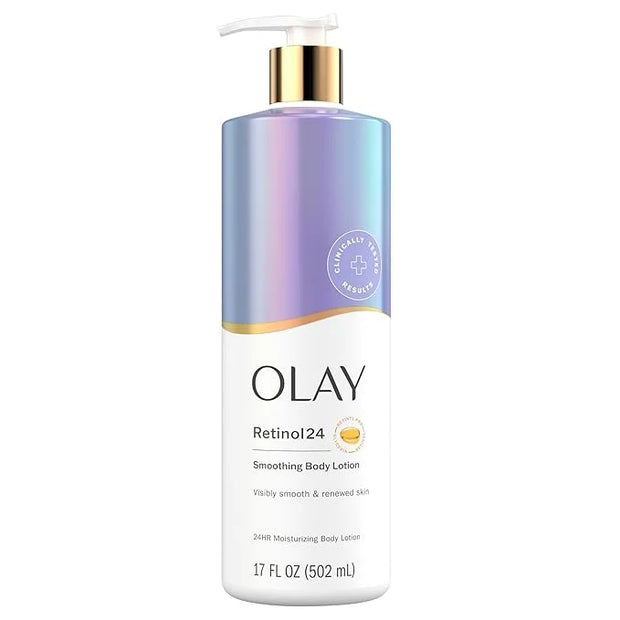 Olay Body Lotion for Women, Smoothing with Retinol Serum, Visibly Smoother Skin, 24hr Moisture & Hydration, Fast Absorbing...