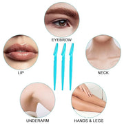12 Pcs Eyebrow Razors, Face Razors Multipurpose, Exfoliating Dermaplaning Tools, Eyebrow Trimmers Shaver with Safety Cover...