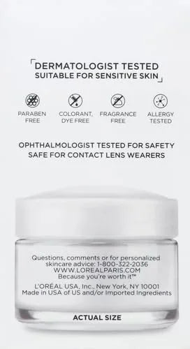 L'Oreal Paris Skincare Revitalift Anti-Wrinkle and Firming Eye Cream with Pro Retinol, Treatment to Reduce Dark Circles, F...