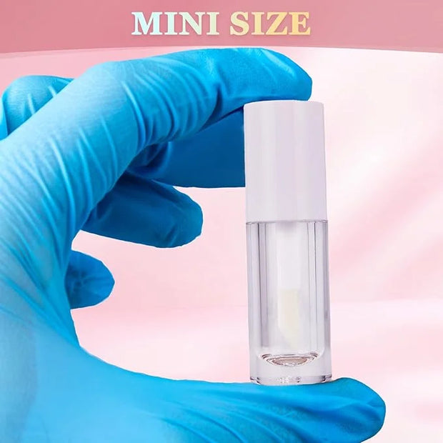 12pcs 2.5ml Empty Lip Gloss Tubes with Wand Cute Lip Gloss Containers Refillable Cosmetic Lip Balm Tubes Lip Gloss Supplie...
