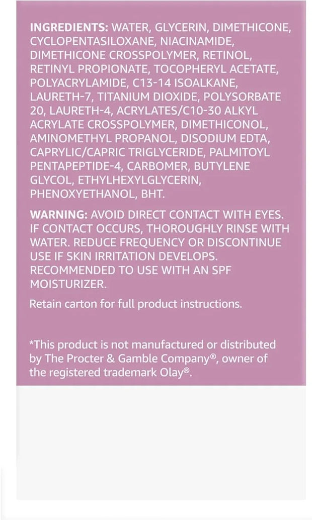 Amazon Basics Retinol Eye Cream, Fragrance Free, 0.5 Ounces, 1-Pack - Product Image