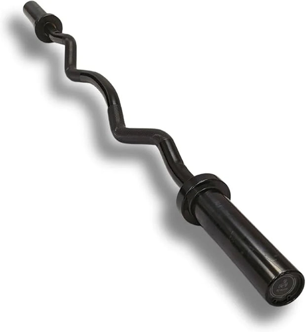 HulkFit 48 Inch EZ Curl Bar Barbell 2 Inch - Product Image